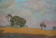 Charles L. A. Smith Painting Back